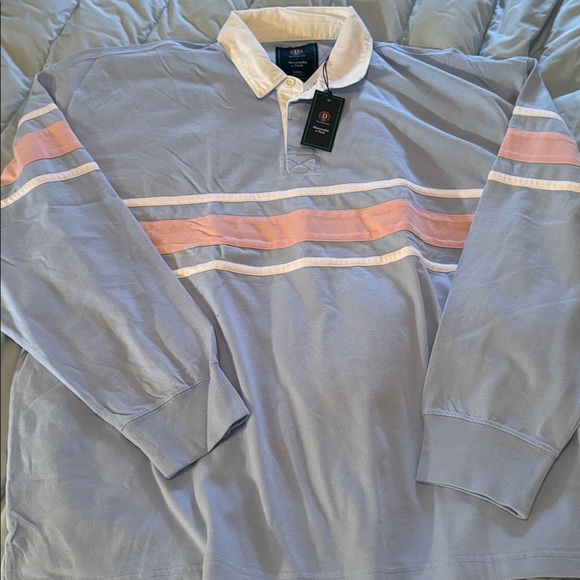 NWT Abercrombie x Danzy Design Studio Vol. 28 Long-Sleeve Danzy Rugby Polo XXXL - Picture 4 of 6